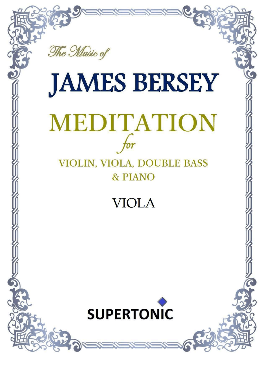 Meditation (for piano quartet) Piano Quartet scores gallery preview page 5