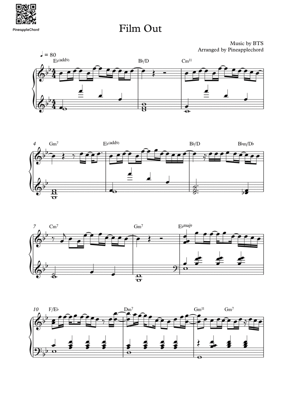 Heartbeat Heartbeat Piano Solo scores gallery preview page 1