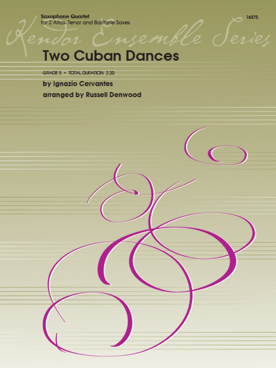 Cervantes: Two Cuban Dances