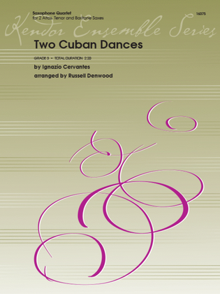 Book cover for Two Cuban Dances