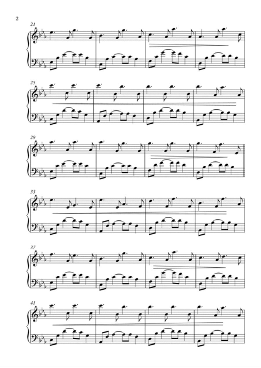 The Half Light Piano Solo scores gallery preview page 2