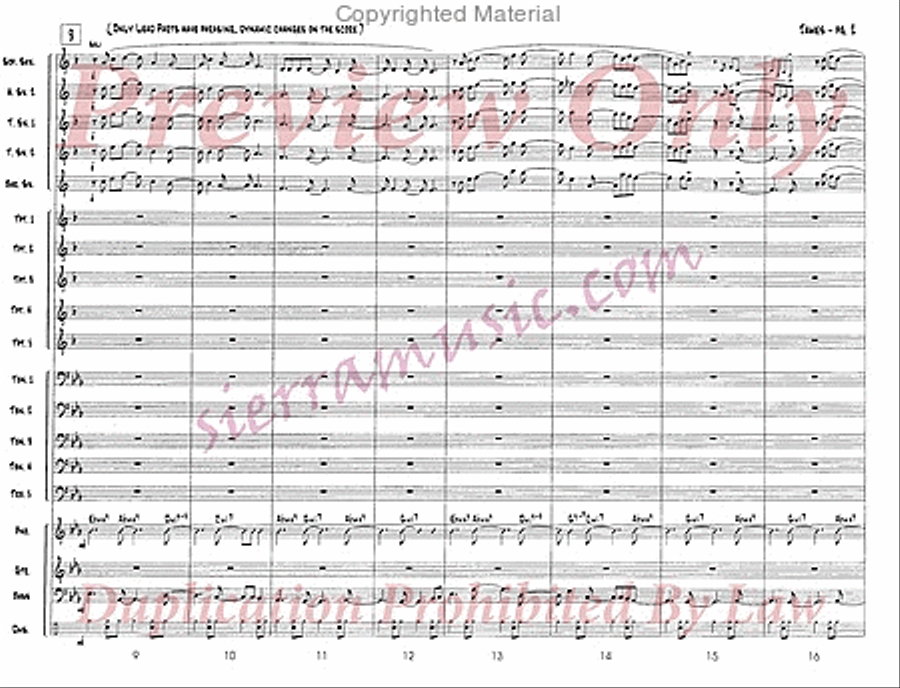 James Jazz Ensemble scores gallery preview page 3