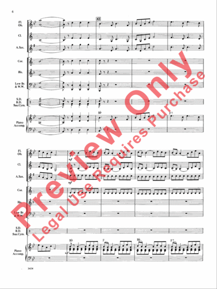 Evening at the Symphony Evening at the Symphony Concert Band scores gallery preview page 7