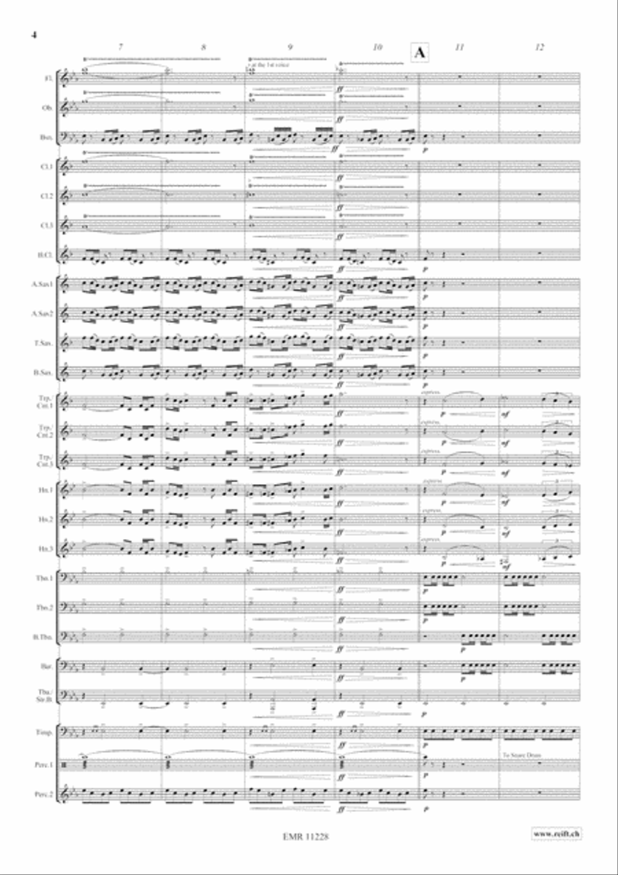 Clouds Concert Band scores gallery preview page 6
