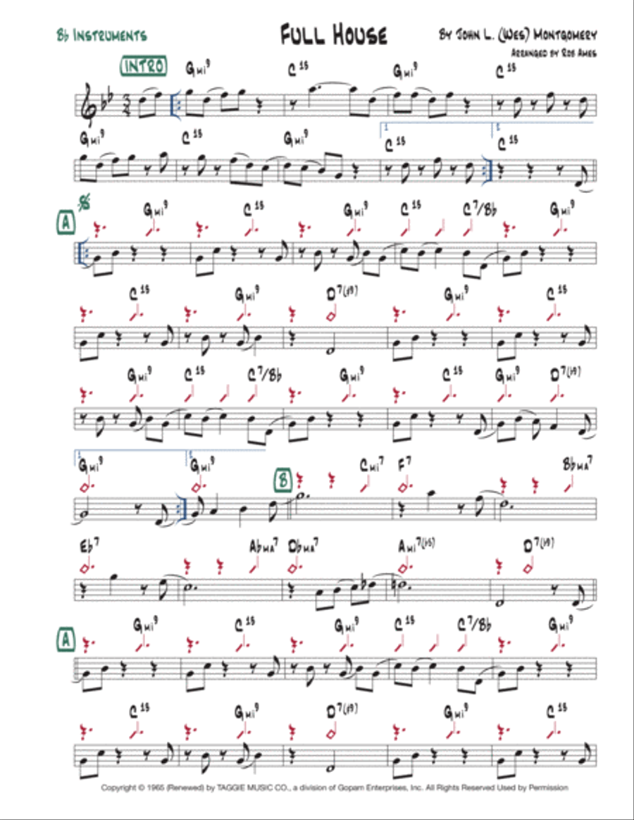 Full House Voice scores gallery preview page 3