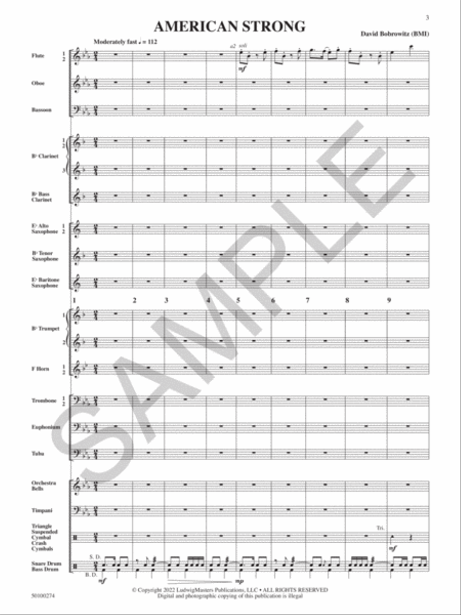 American Strong Concert Band scores gallery preview page 4