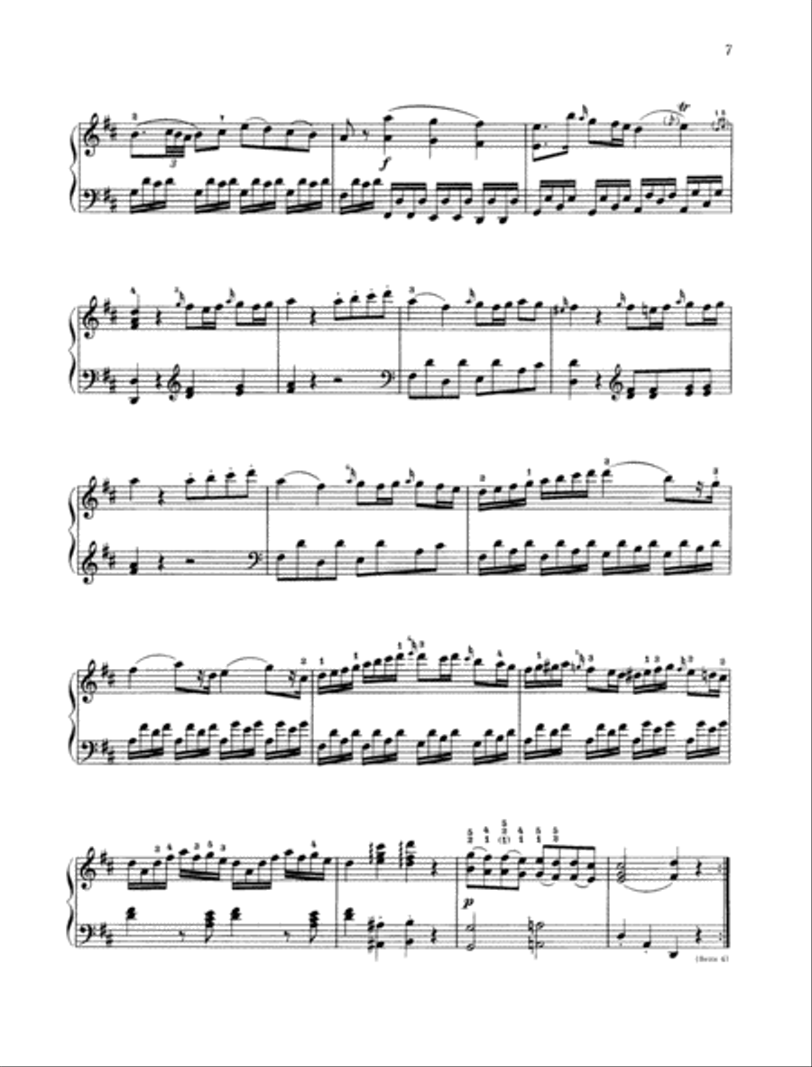 Sonata D major, K. 311 [284 c] Piano Solo scores gallery preview page 6