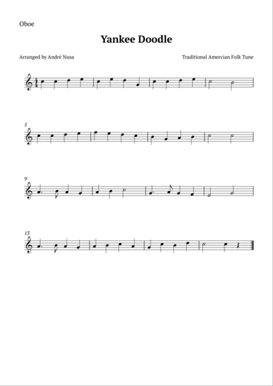 Yankee Doodle Trombone Duet scores gallery preview page 2
