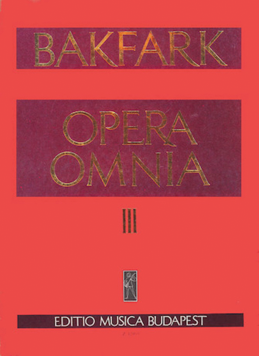 Opera Omnia Series B Volume 3 - Miscellaneous Works