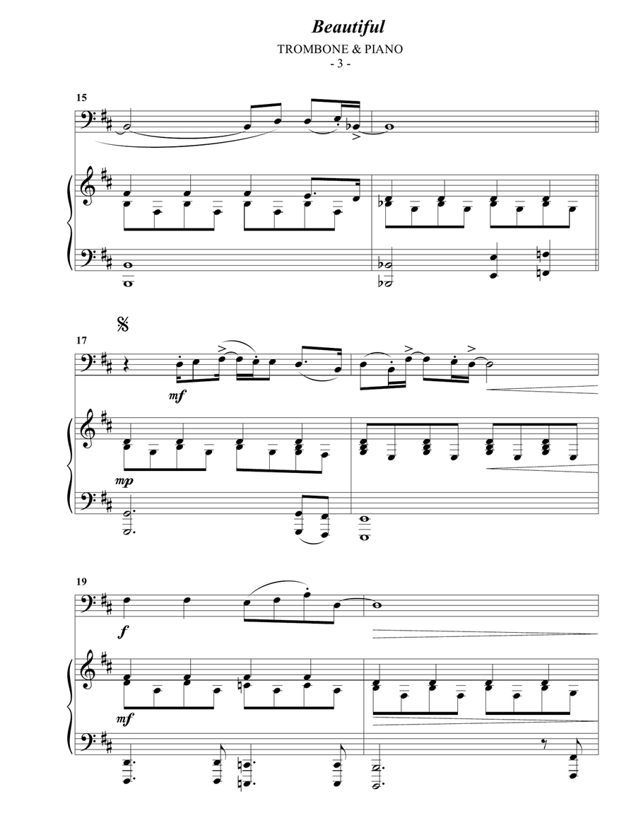 Beautiful Piano scores gallery preview page 3