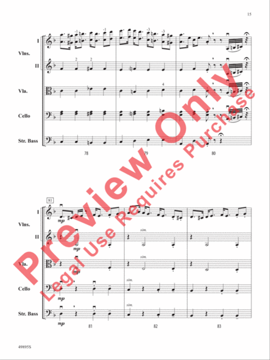 Intermezzo String Orchestra scores gallery preview page 16