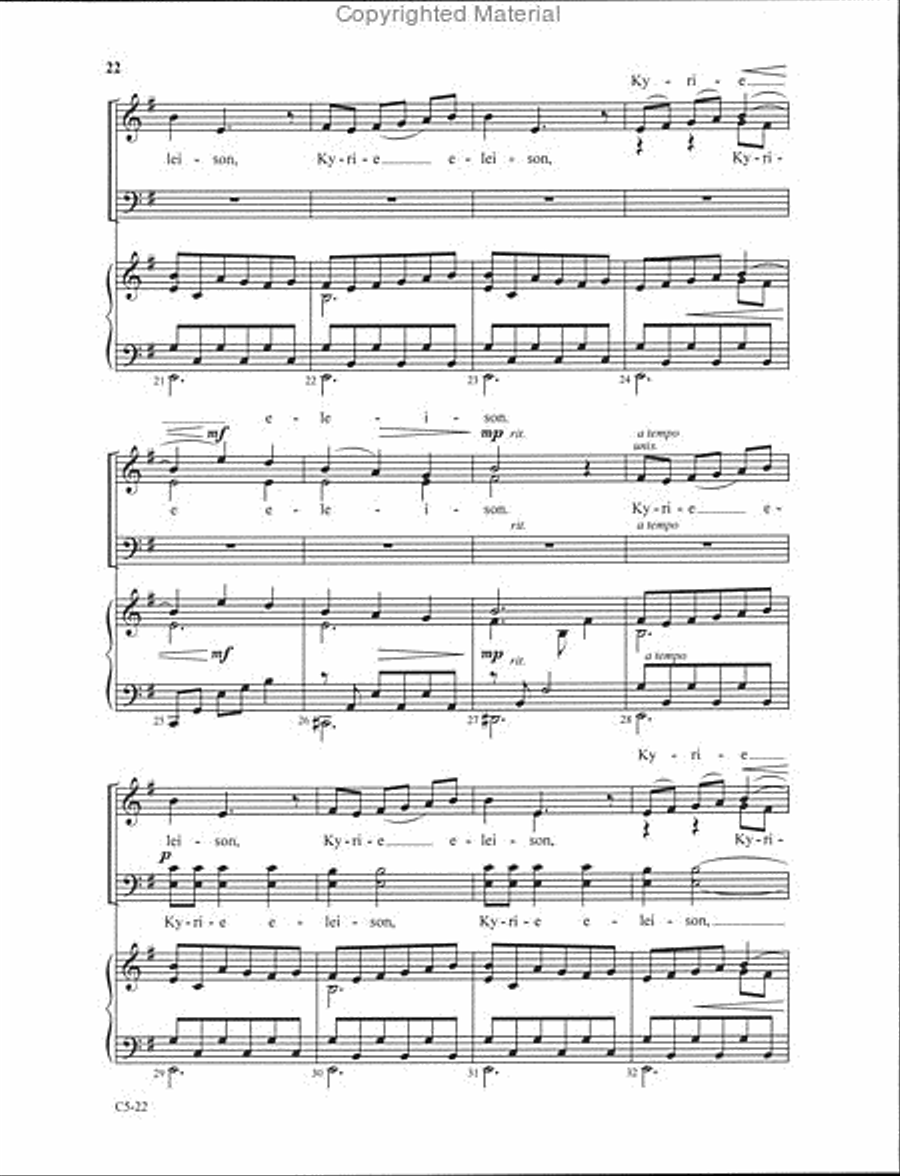 Requiem 4-Part scores gallery preview page 10