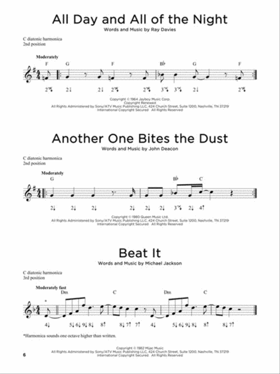The Ultimate Harmonica Songbook Harmonica scores gallery preview page 6