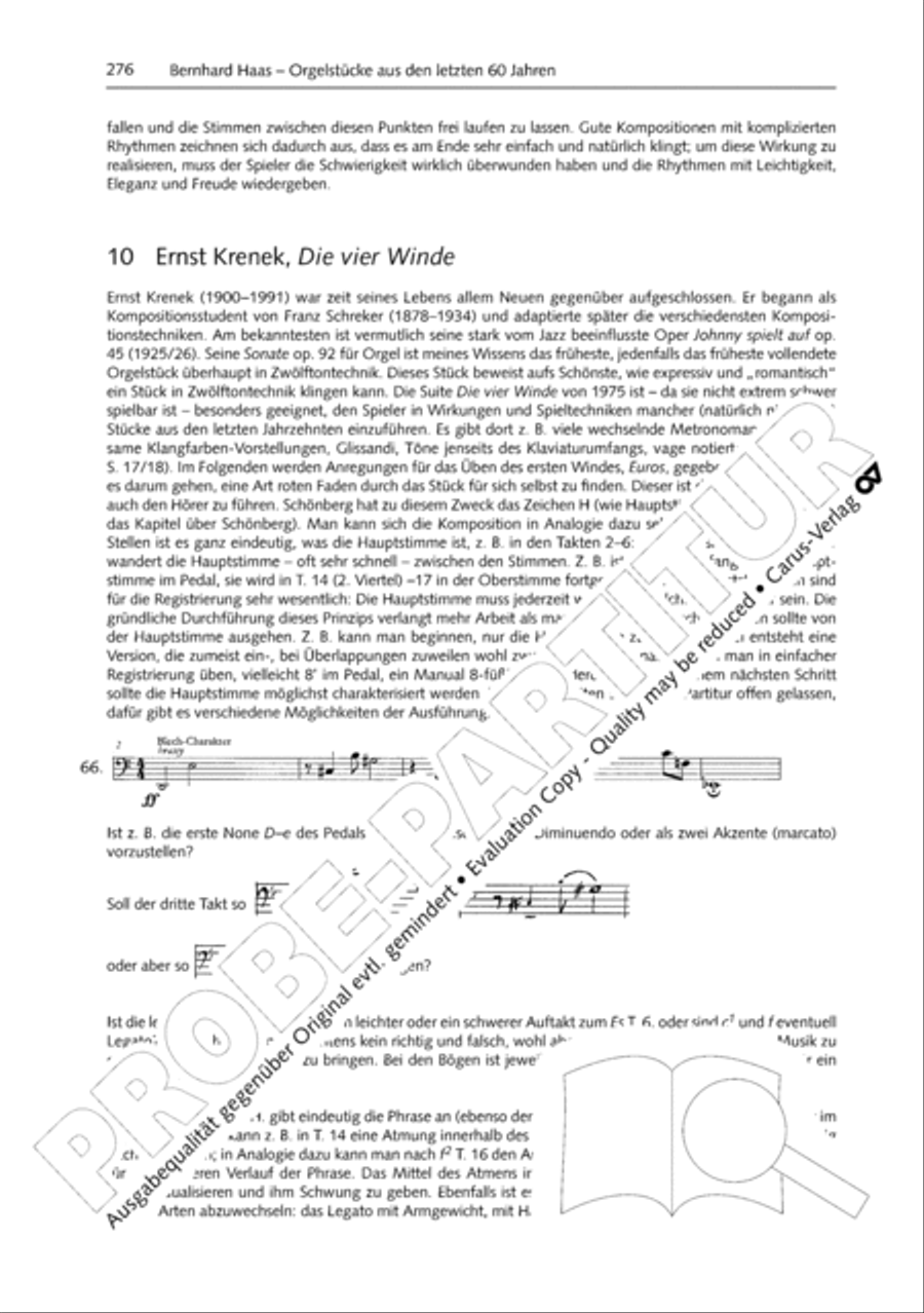 Orgelschule zur historischen Auffuhrungspraxis Organ Solo scores gallery preview page 277