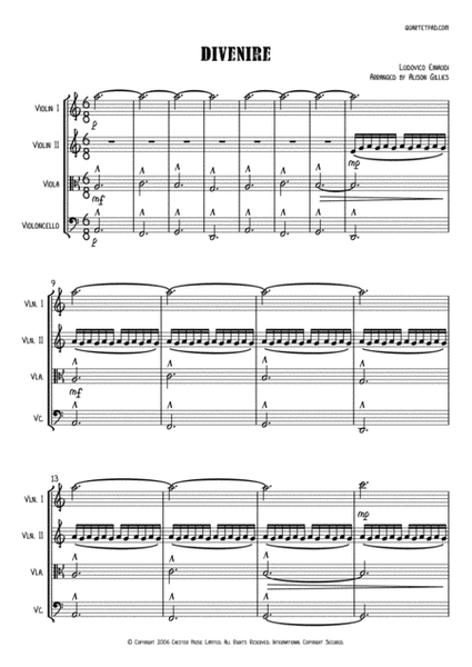 Divenire - String Quartet image number null