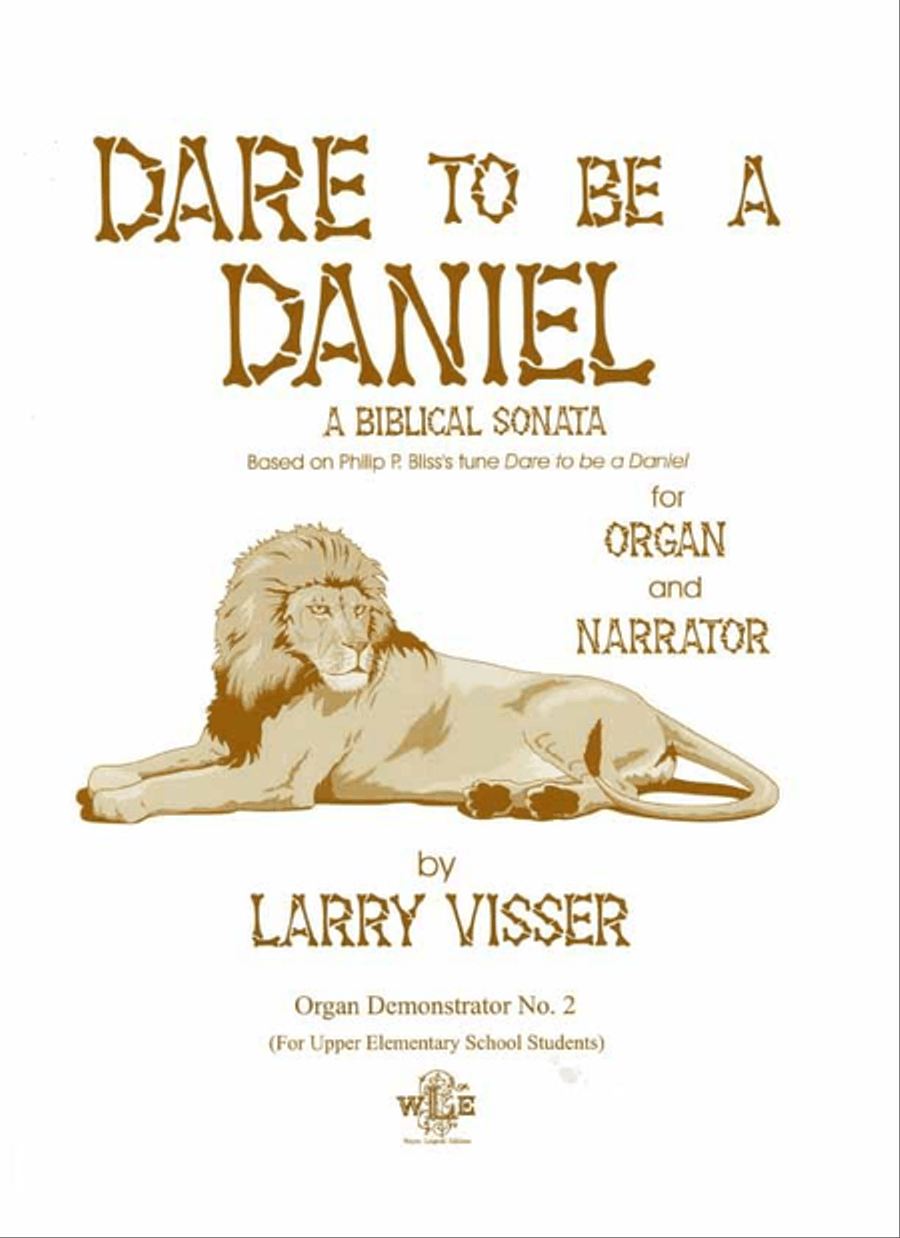 Dare to Be a Daniel Organ scores gallery preview page 1