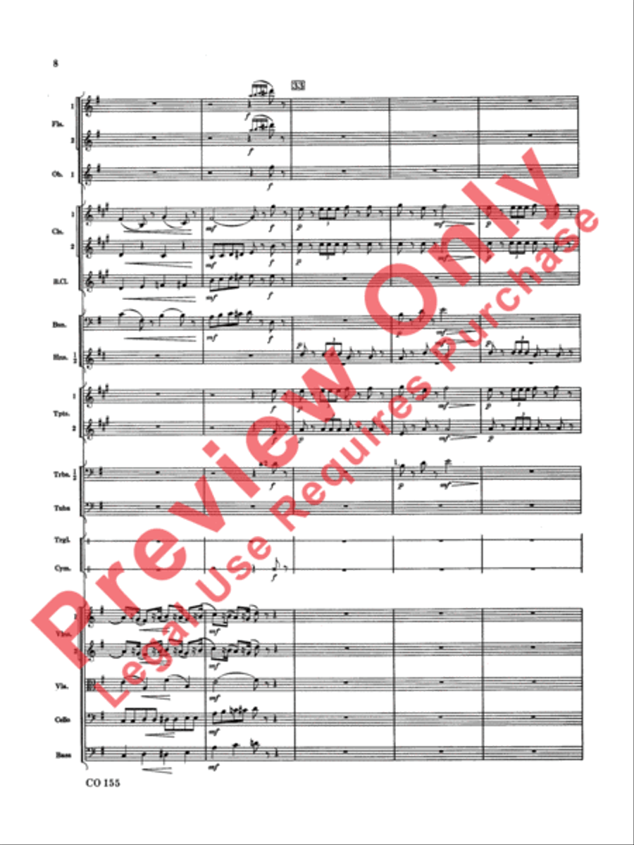 Nutcracker Ballet, Set II (March of the Nutcracker and Trepak) Full Orchestra scores gallery preview page 9