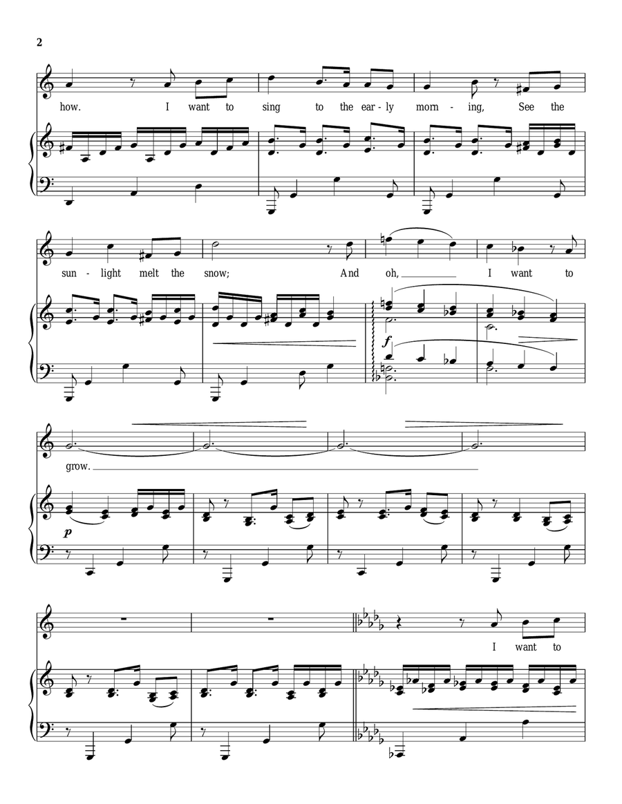 Where The Music Comes From Piano, Vocal scores gallery preview page 2