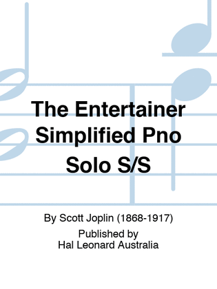 The Entertainer Simplified Pno Solo S/S