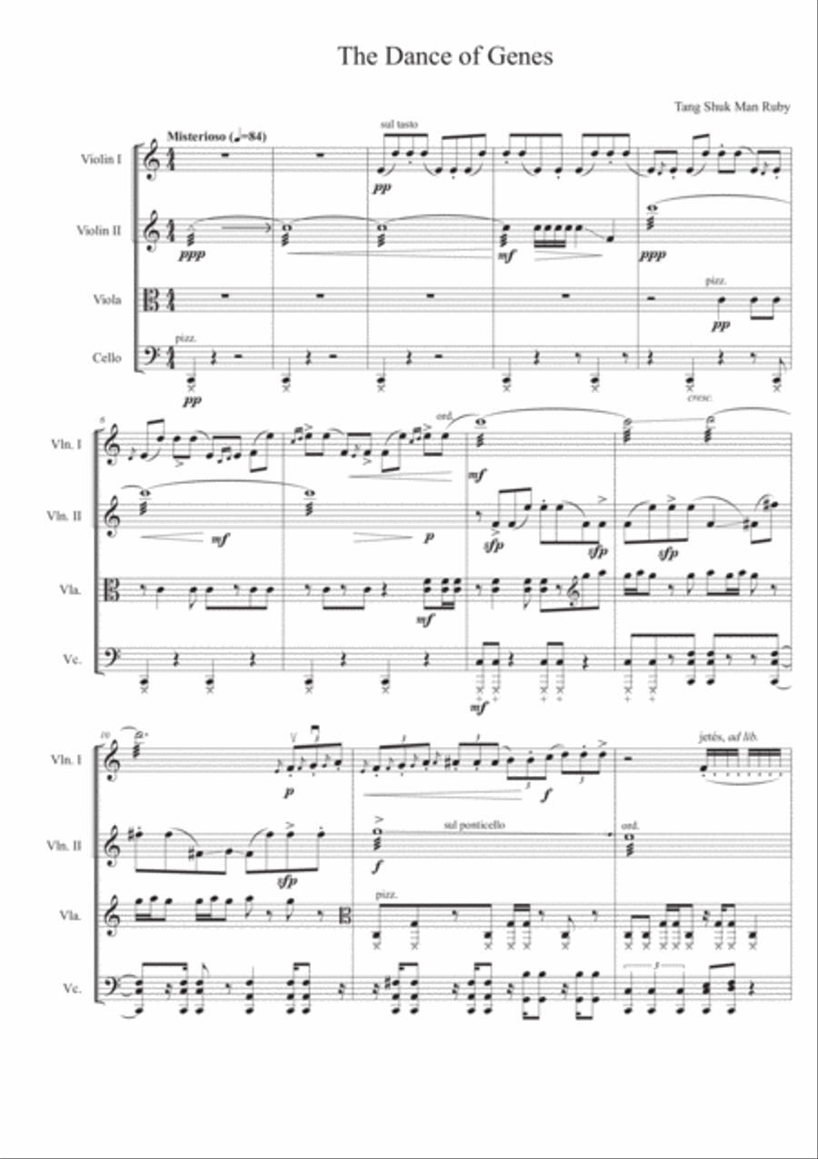 The Dance of Genes Full Score image number null