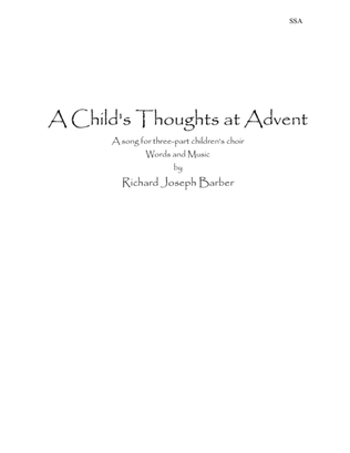 A Child's Thoughts at Advent