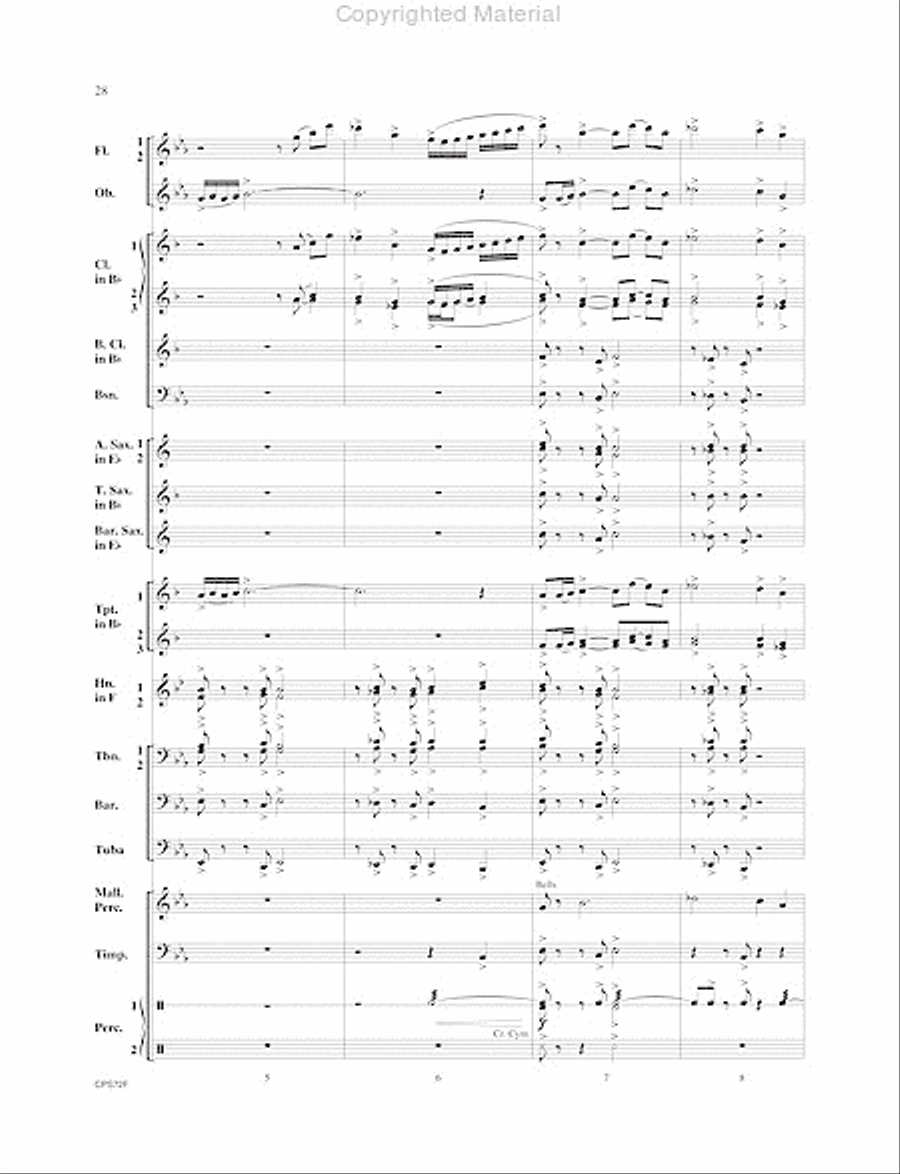 Trilogy Trilogy Concert Band scores gallery preview page 29