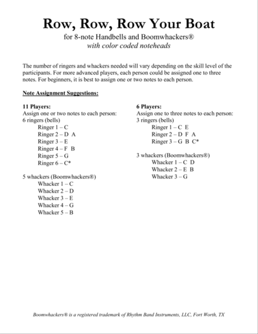 Folk Songs for 13-note Bells and Boomwhackers (with Color Coded Notes), VOL. 1 Handbell Choir scores gallery preview page 5