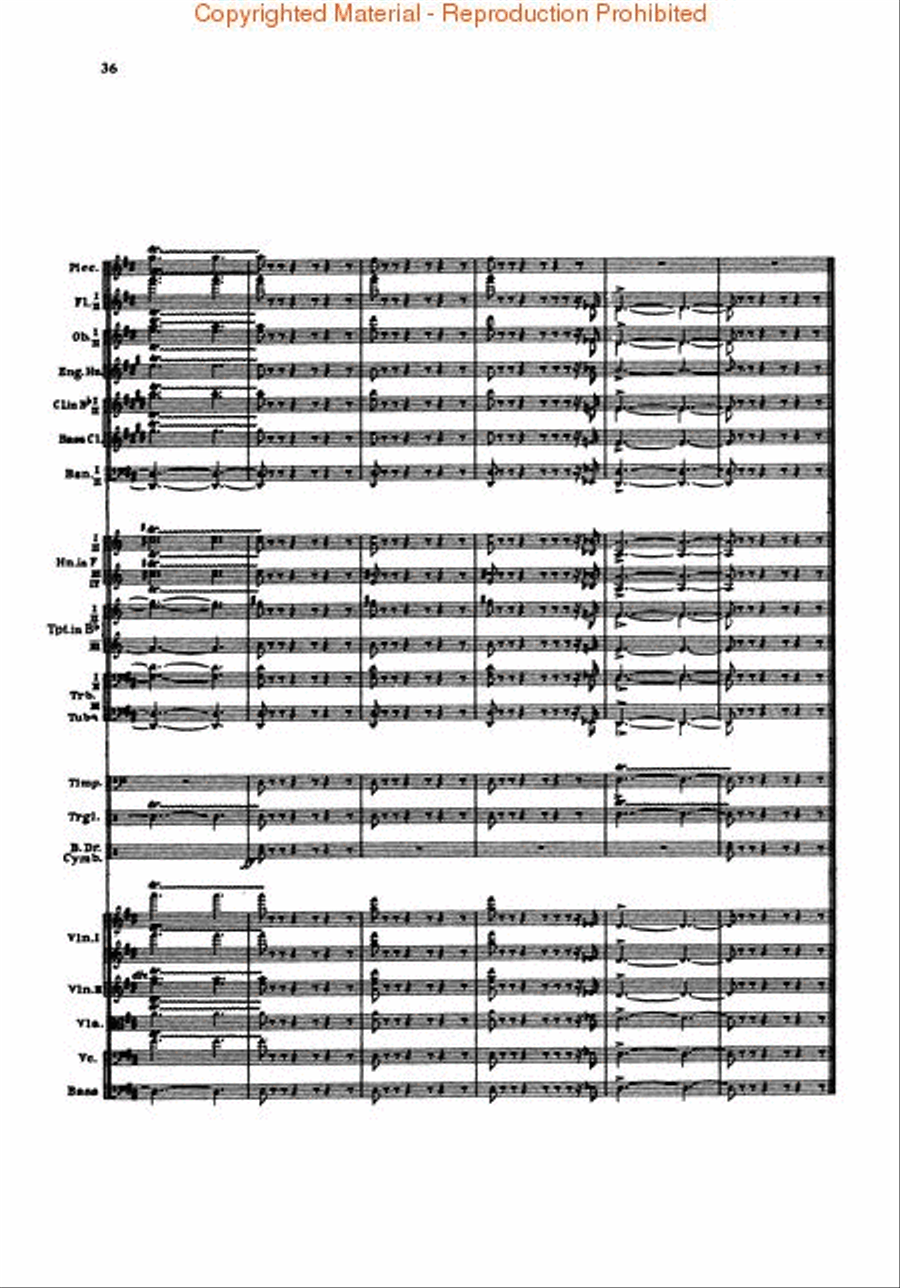 Overture to The School for Scandal, Op. 5 Orchestra scores gallery preview page 4
