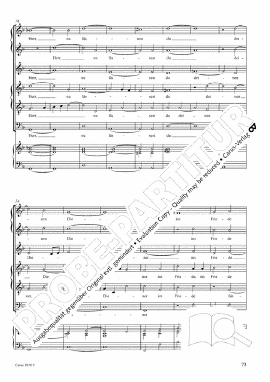 Opera varia I. Works with 1-7 parts (Complete edition, vol. 19) [Werke mit 1-7 obligaten Stimmen] Score scores gallery preview page 130