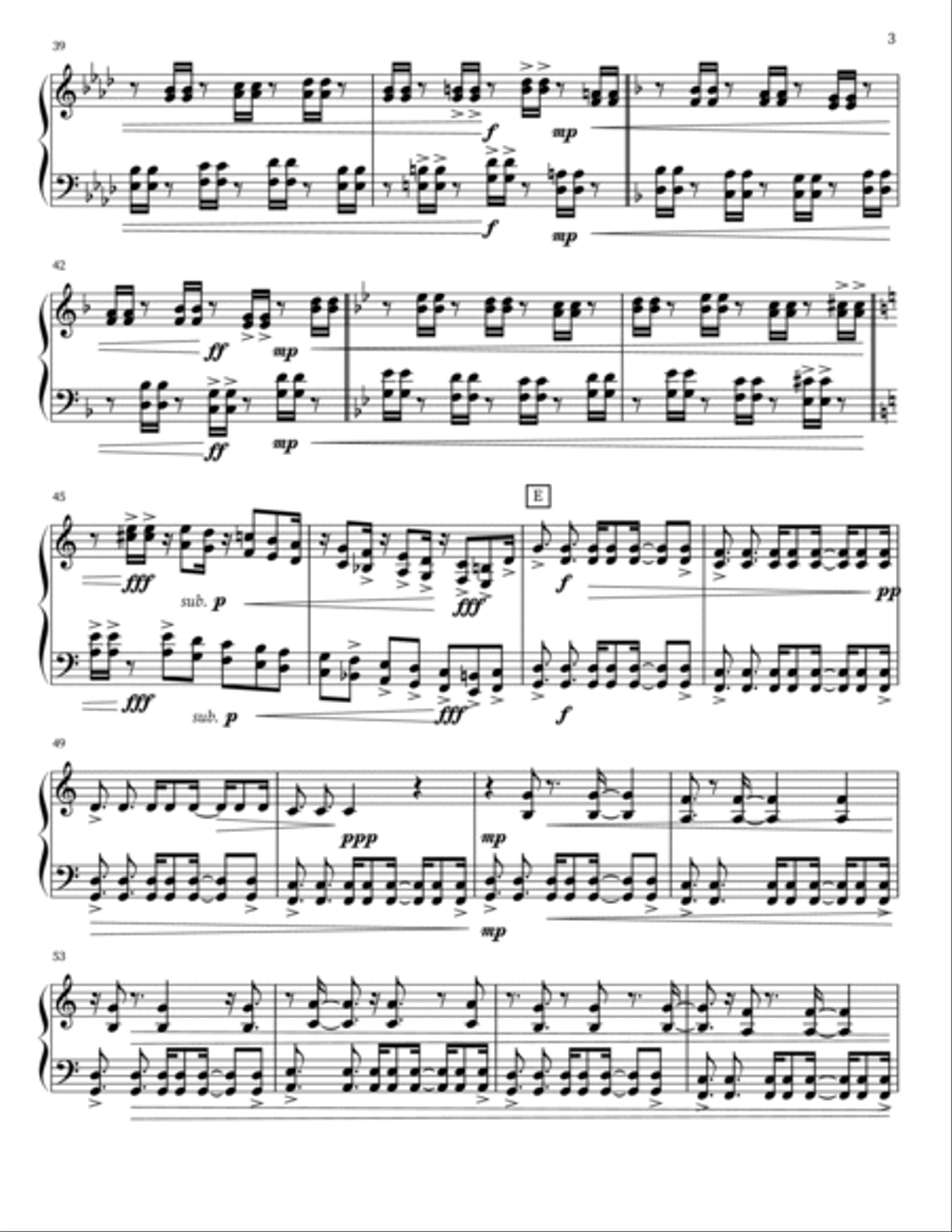 A New Beginning Percussion scores gallery preview page 3