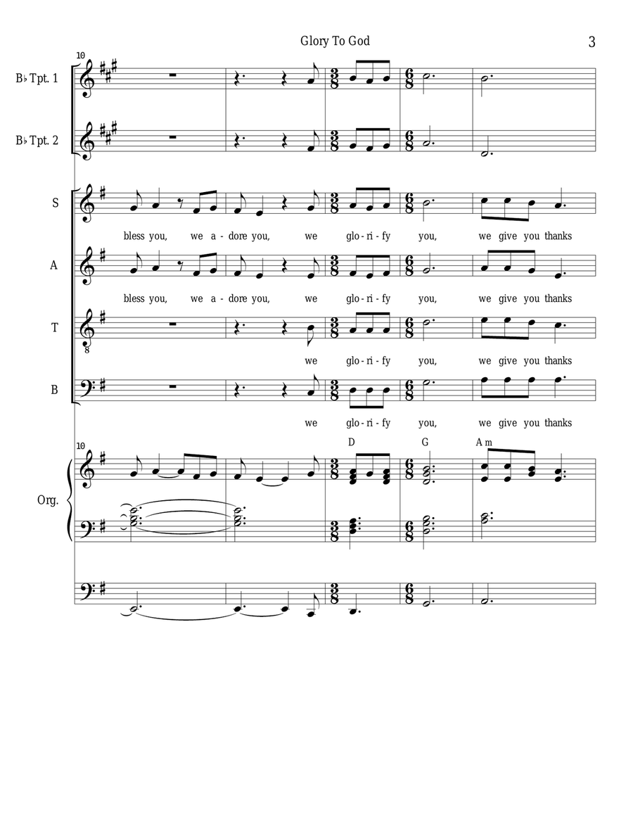 Glory To God (from 