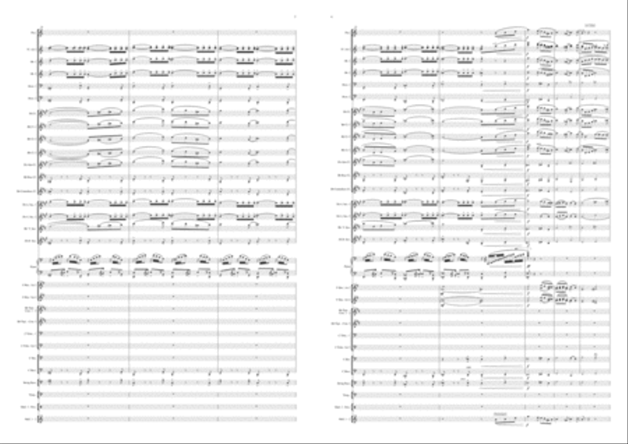 Concerto In C For Piano And Symphonic Wind Orch. Concert Band scores gallery preview page 6