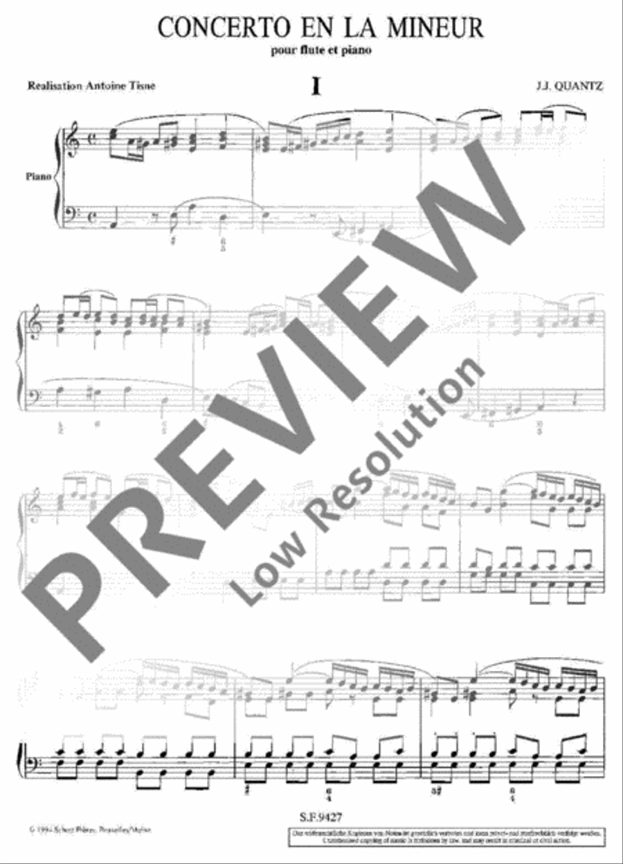 Concerto No. 16 A minor Flute scores gallery preview page 4