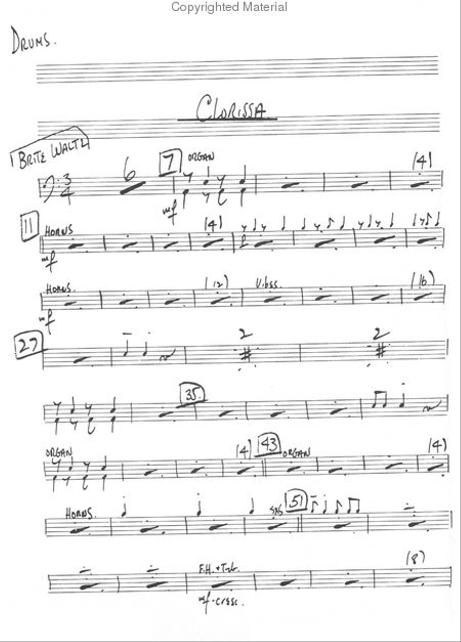 Big band drum charts discount