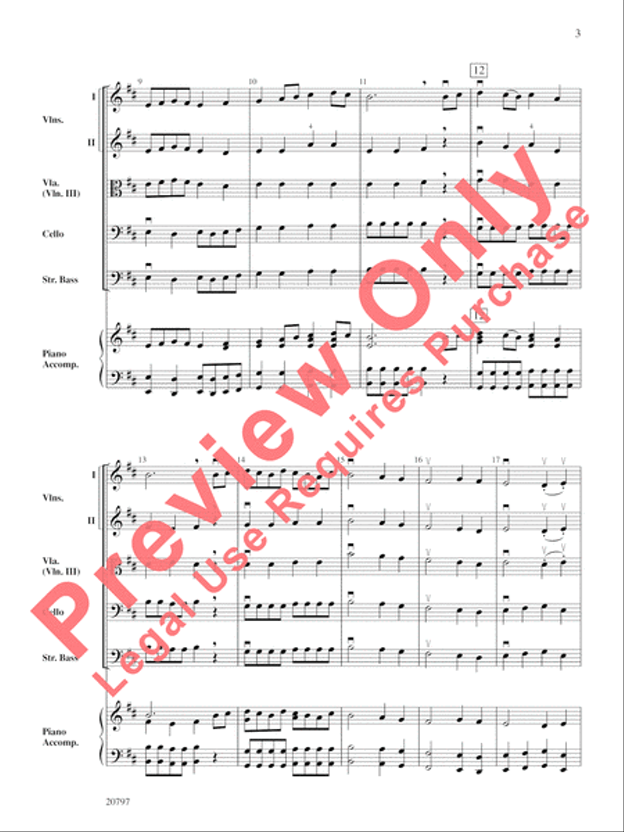 Dragonhunter String Orchestra scores gallery preview page 12