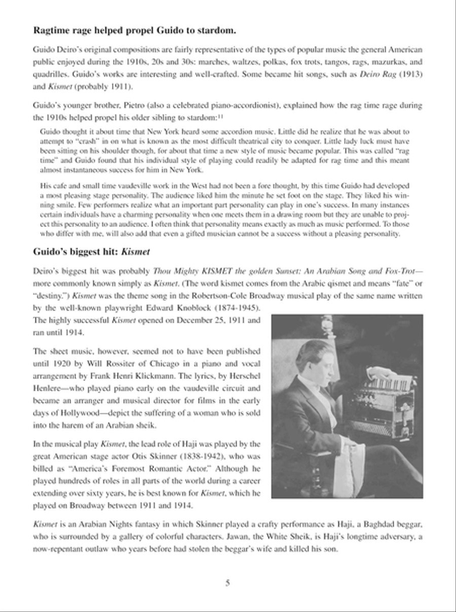 Complete Works of Guido Deiro Accordion scores gallery preview page 11