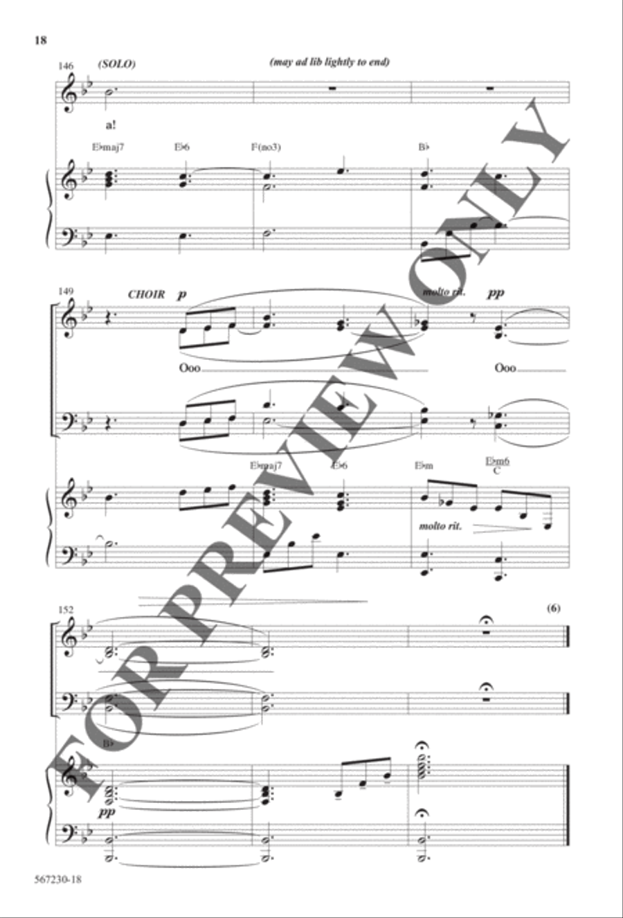 Gloria (Our Savior Found Us) - Anthem Choir scores gallery preview page 17