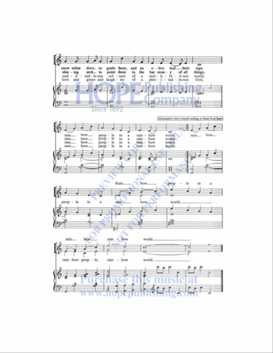 Songs for a Rainbow People Collection / Songbook scores gallery preview page 10