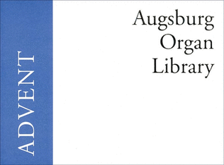 Book cover for Augsburg Organ Library: Advent