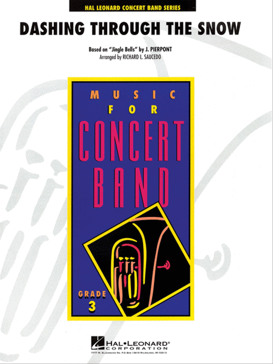 Dashing Through the Snow (based on Jingle Bells) Concert Band scores gallery preview page 1