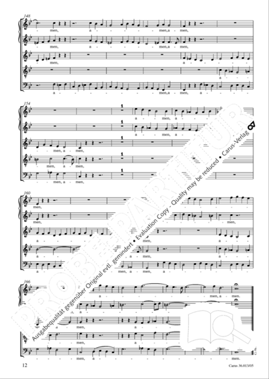 Membra Jesu nostri SSATB scores gallery preview page 13