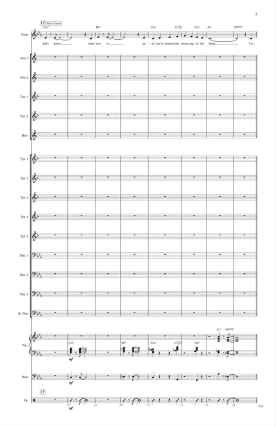 You Don't Know What Love Is Jazz Ensemble scores gallery preview page 3