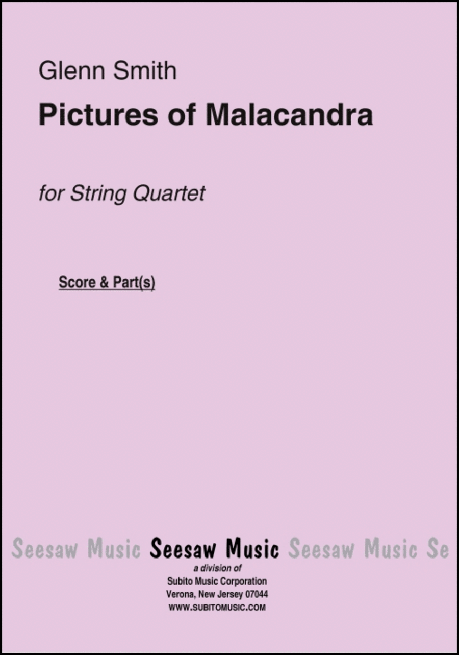 Pictures of Malacandra String Quartet scores gallery preview page 1