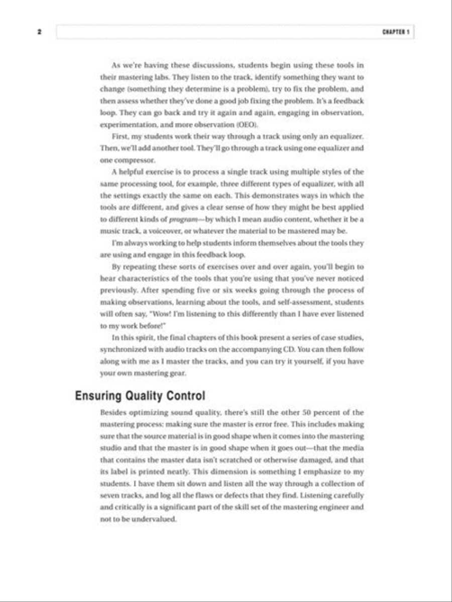 Audio Mastering – Essential Practices CD scores gallery preview page 7