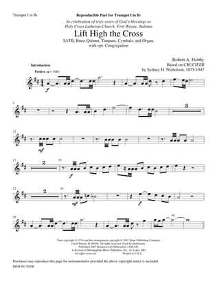 Book cover for Lift High the Cross (Instrumental Parts)