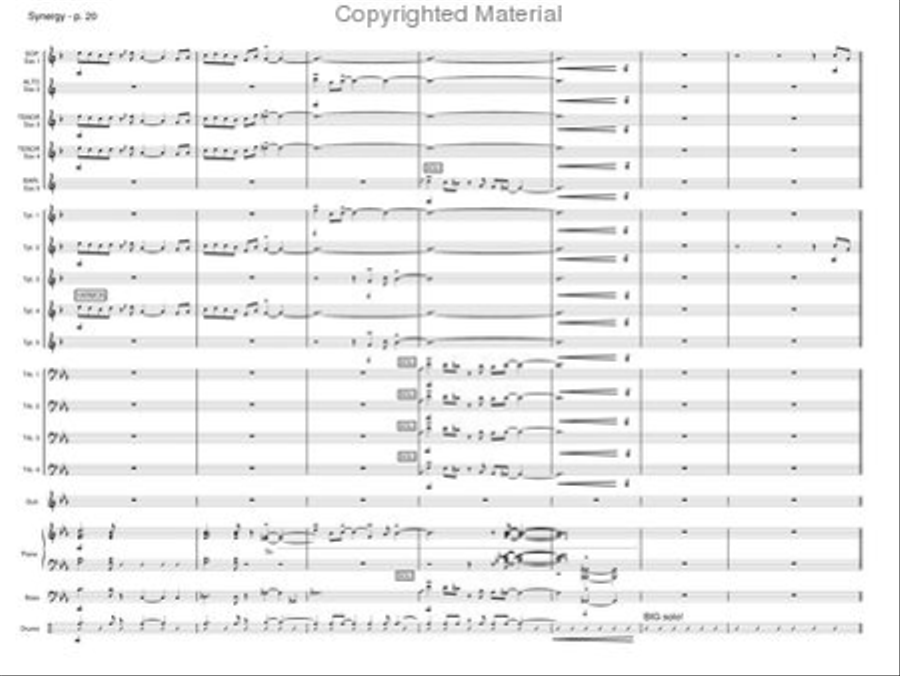 Synergy Jazz Ensemble scores gallery preview page 19
