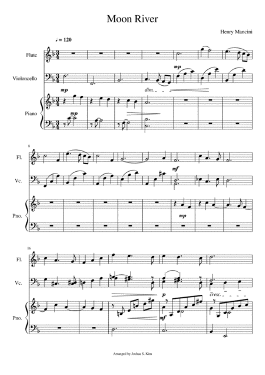 Moon River Moon River Chamber Orchestra scores gallery preview page 2