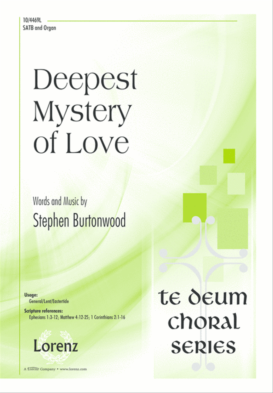 Deepest Mystery of Love 4-Part scores gallery preview page 2