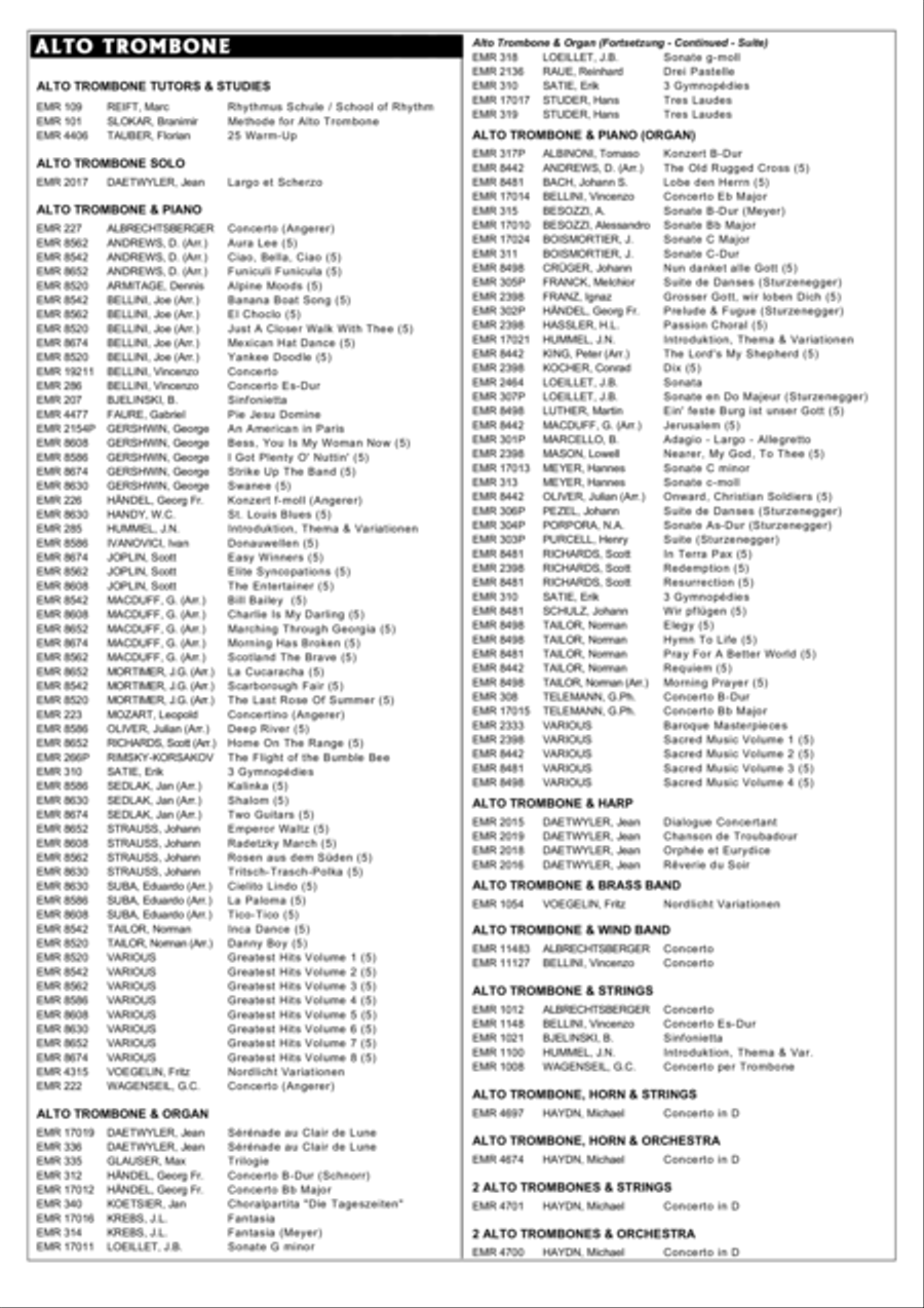 Happy Birthday Trombone scores gallery preview page 8
