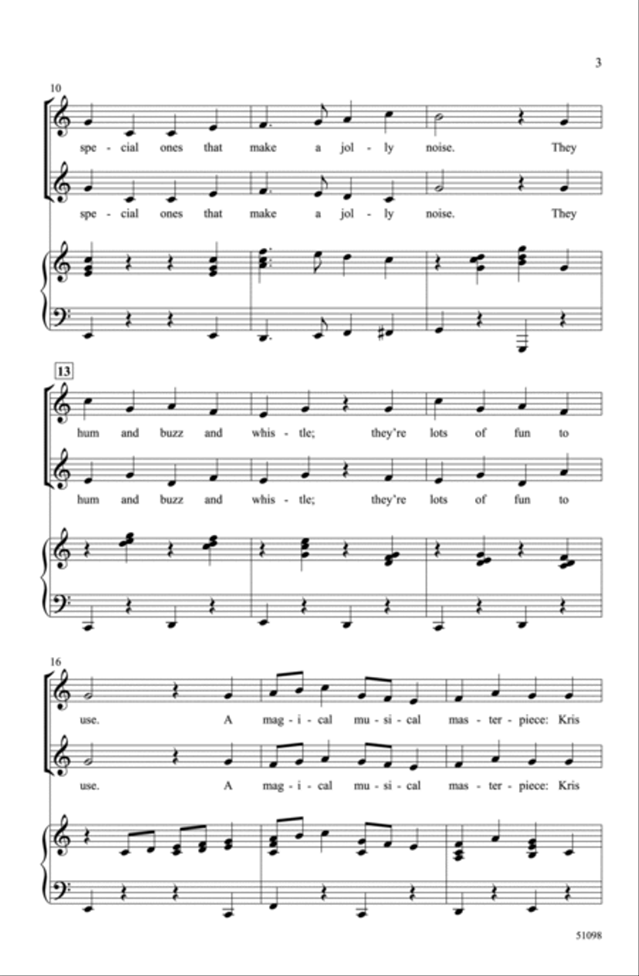 Kris Kringle's Kazoos Kris Kringle's Kazoos Choir scores gallery preview page 2